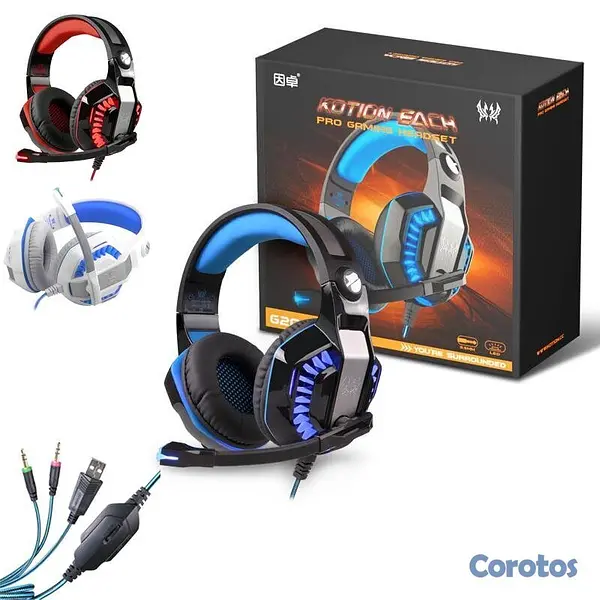 camaras y audio - Audífonos Gamer G2000 con Sonido Impactante y Micr 2