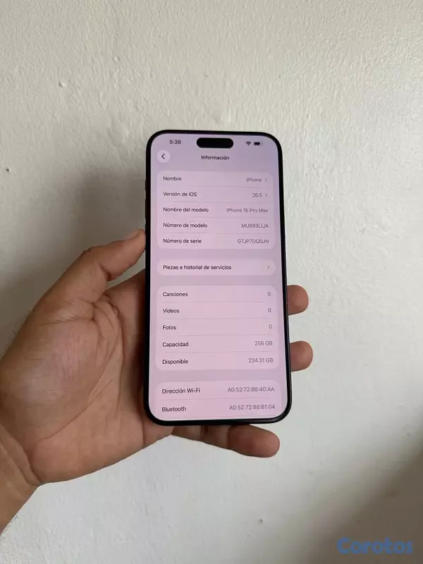 celulares y tabletas - iPhone 15 pro Max 256gb Factory  7
