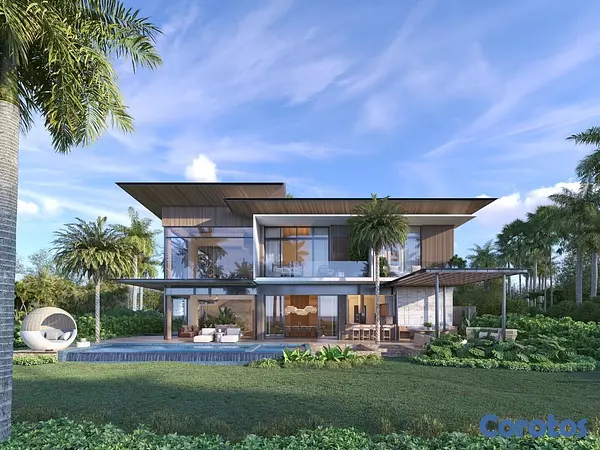 casas vacacionales y villas - Villa en Cap Cana en Plano con Plan de pagos y facilidades  5