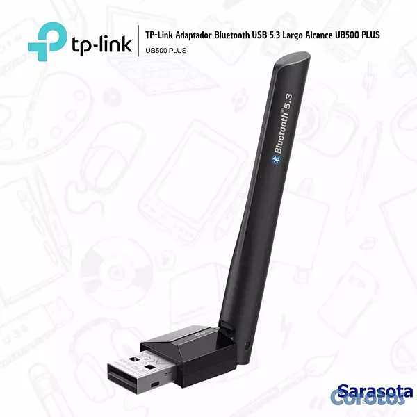 accesorios para electronica - TP-Link Adaptador Bluetooth USB 5.3 Largo Alcance  3