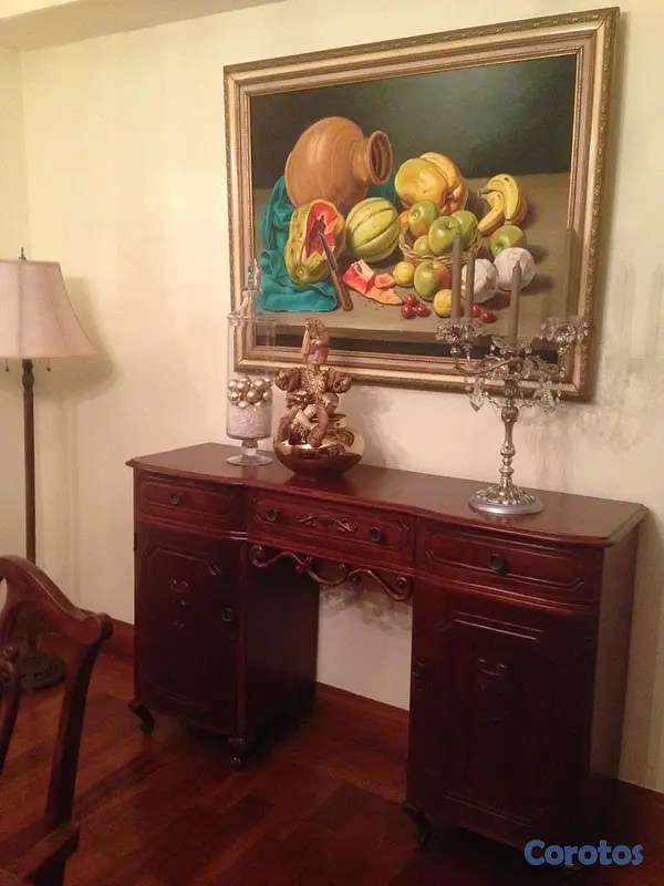 muebles y colchones - Comedor y estante de caoba 4