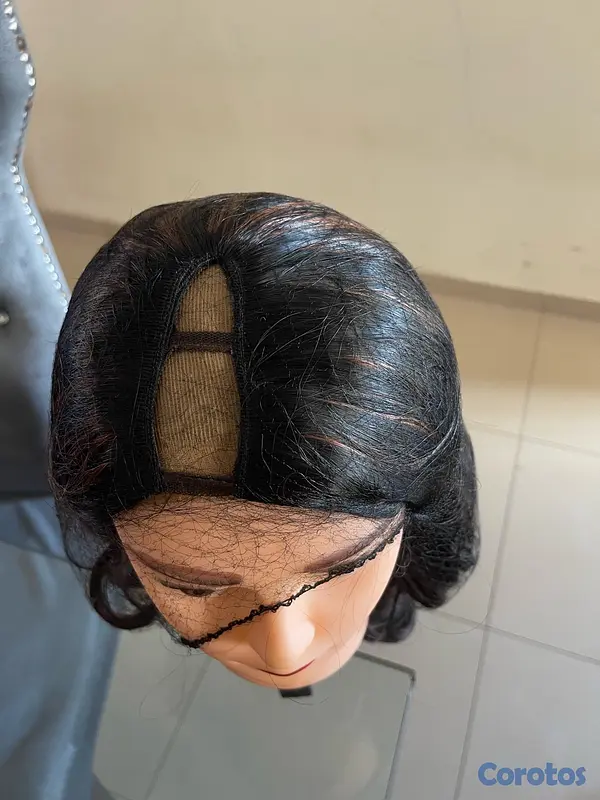 salud y belleza - peluca larga cabello sintético 6