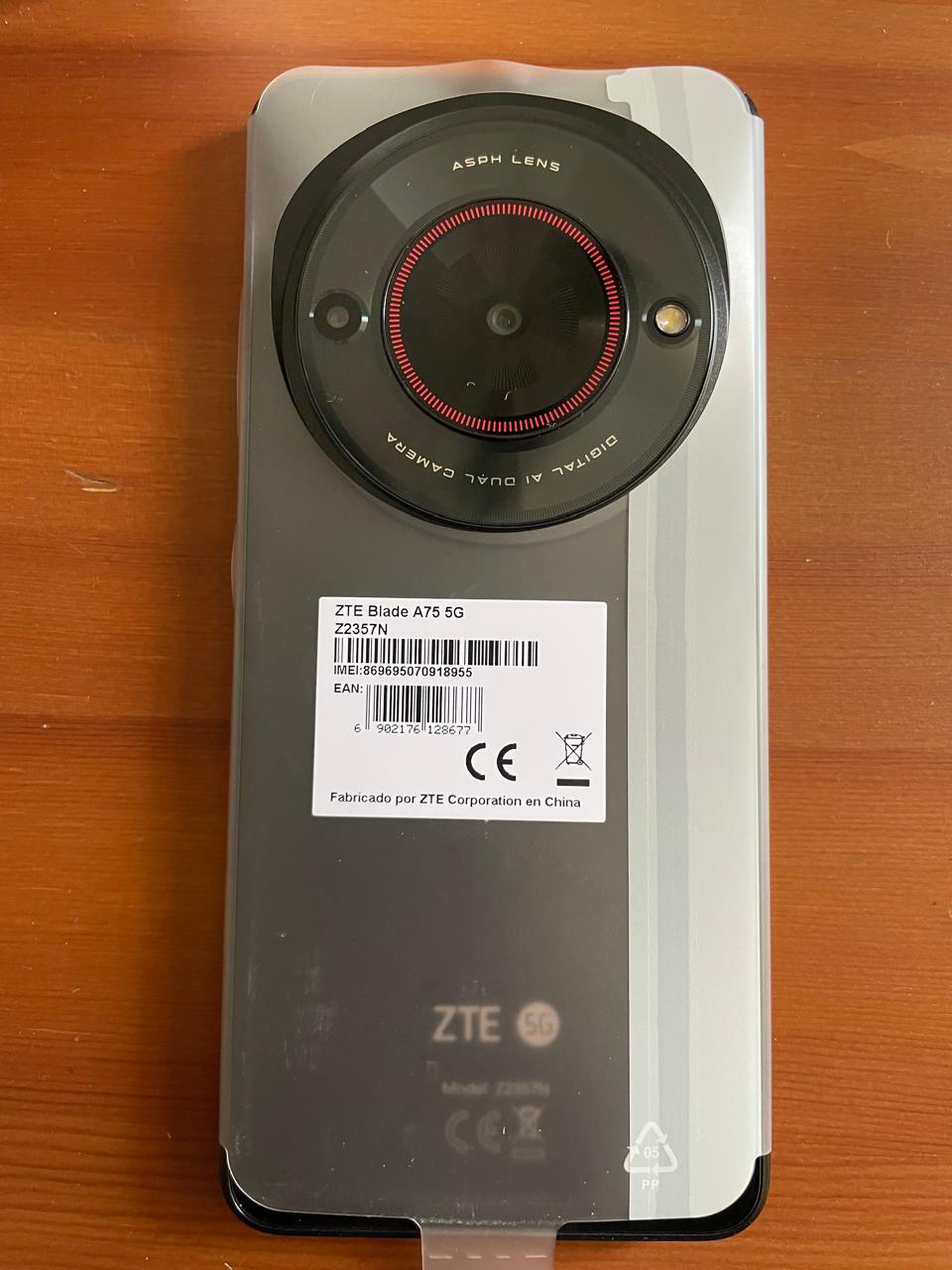 celulares y tabletas - Nuevo celular ZTE Blade A75, 6.6" pantalla