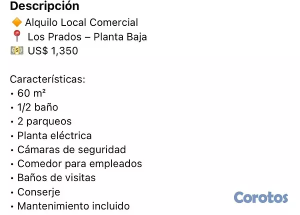oficinas y locales comerciales - se alquila local  2
