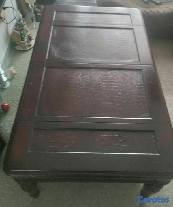 muebles y colchones - mesa de caoba  2