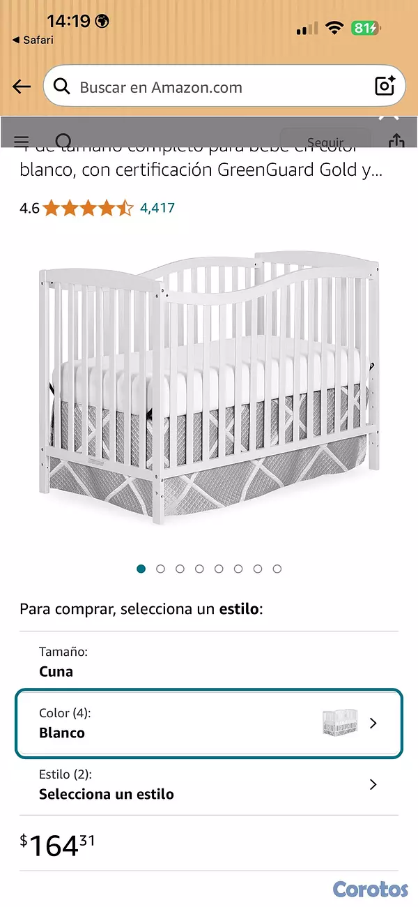 muebles - Cuna Dream On Me
 3