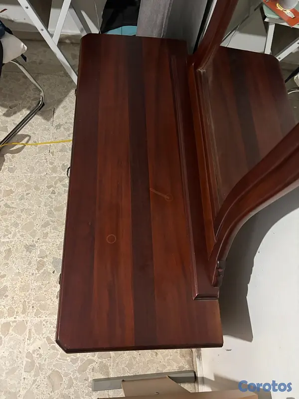 muebles y colchones - Coqueta / Gavetero con espejo de caoba – Muy buen estado 3