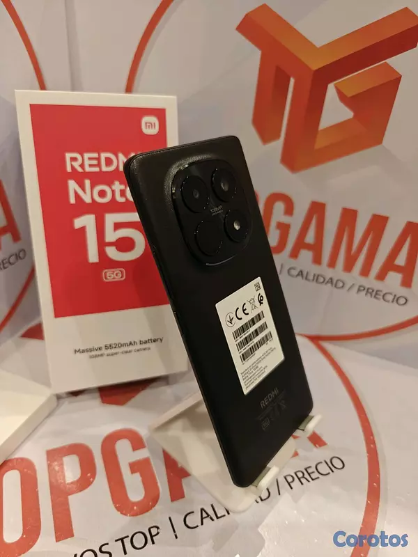 celulares y tabletas - REDMI NOTE 15 5G, 8GB RAM 256GB ROM 5