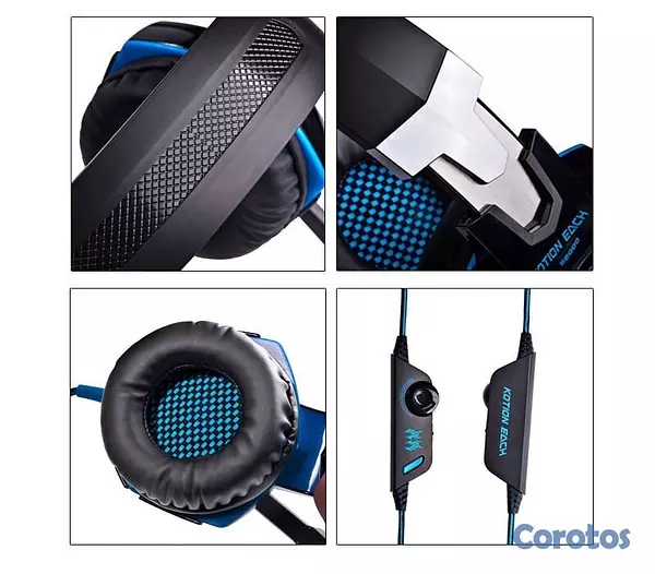 camaras y audio - Audífonos Gamer G2000 con Sonido Impactante y Micr 3