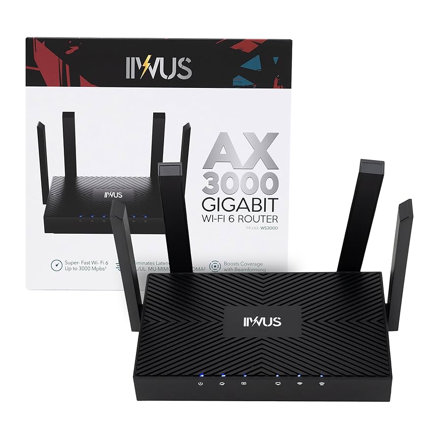 otros electronicos - Router de 4 antenas ws1500