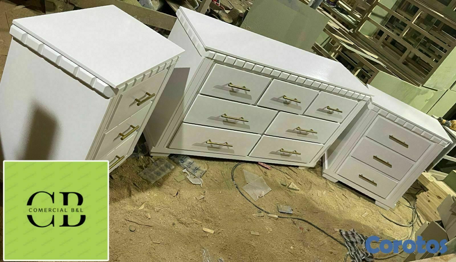 muebles y colchones - Juego de gavetero completo  2