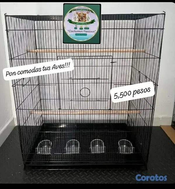 animales y mascotas - Jaula grande para Aves  6