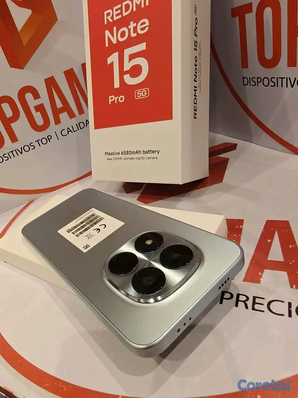 celulares y tabletas - REDMI NOTE 15 PRO 5G, 8GB RAM 256GB ROM 9