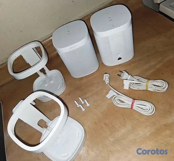 camaras y audio - Set de Audio Premium: Sonos One Gen 2 + Soportes O 6