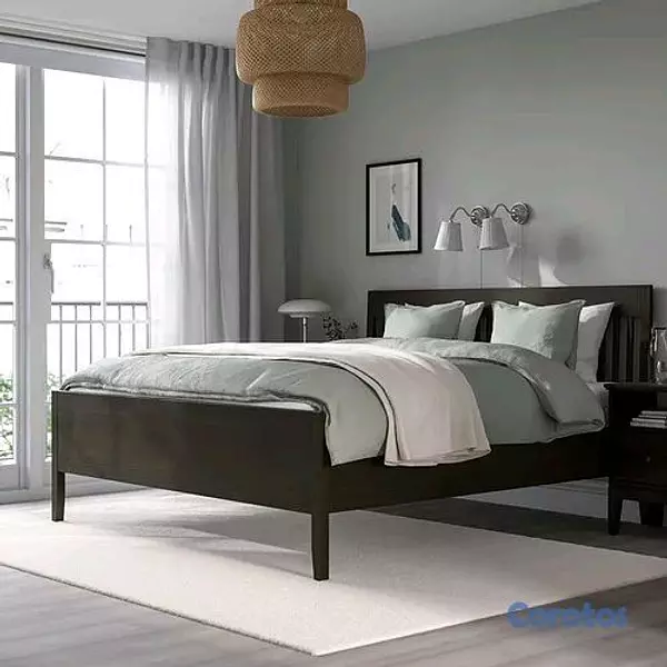 muebles y colchones - Cama King + Colchón + 2 Gavetas 5