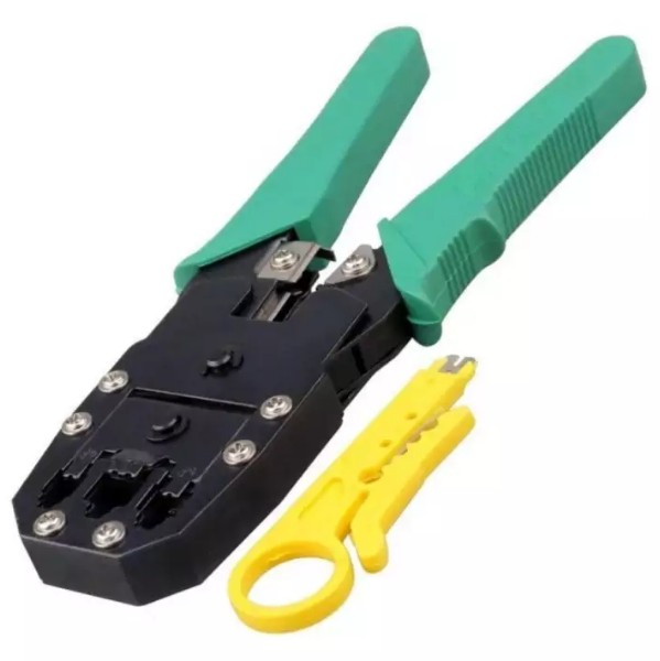 herramientas, jardines y exterior - Alicate de red Herramienta de crimpado de OB-315 con pelacables cable