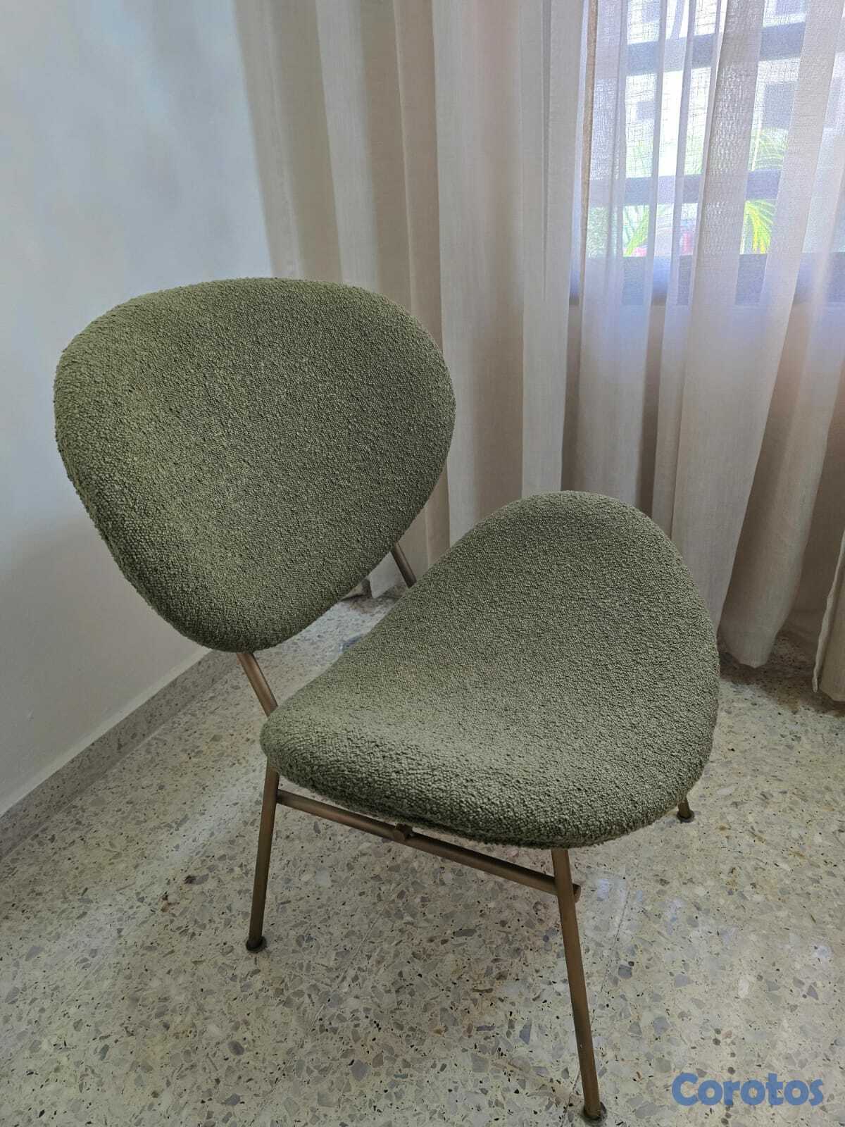 decoración y accesorios - Butaca verde 1