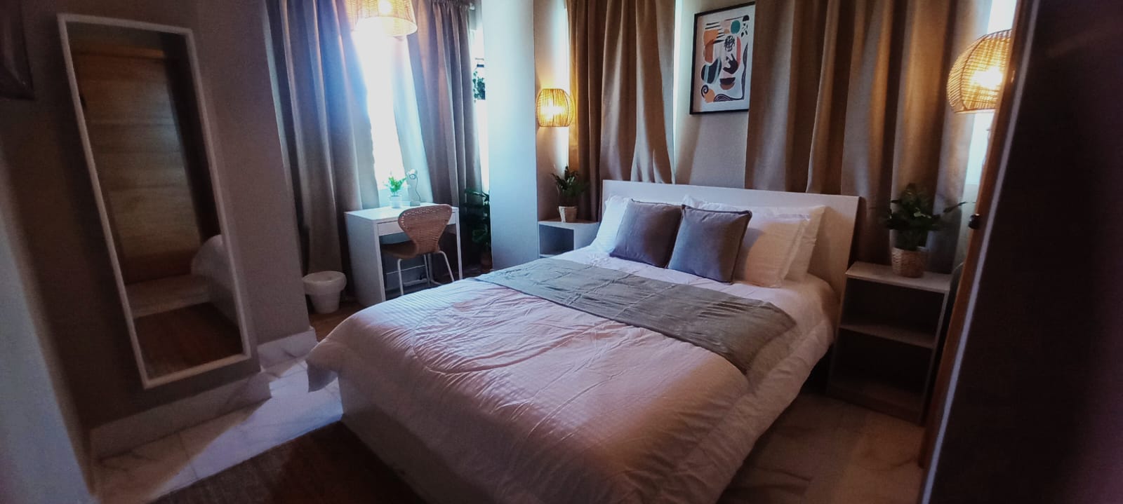 apartamentos - Rento apartamento amueblado en zona universitaria torre con ascensor planta  5