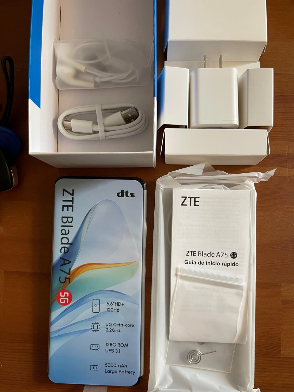 celulares y tabletas - Nuevo celular ZTE Blade A75, 6.6" pantalla 2