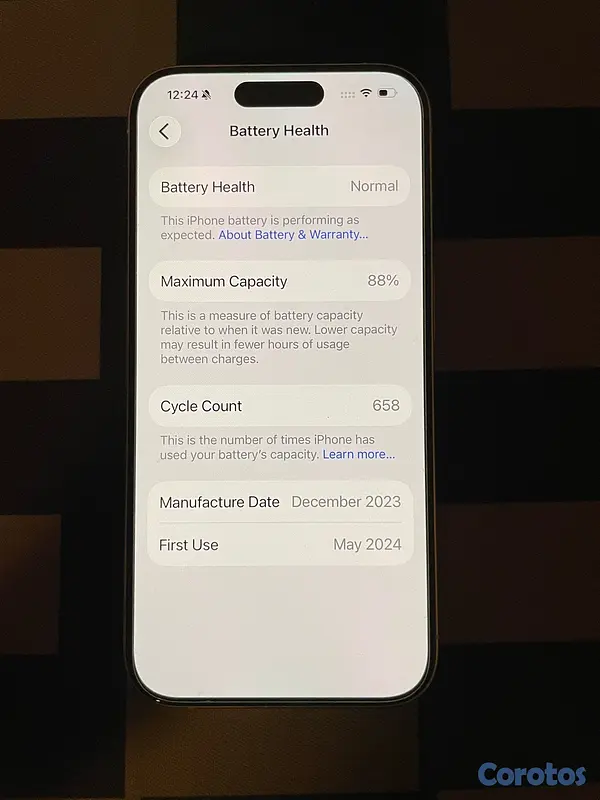 celulares y tabletas - iPhone 15 pro - 256gb  6