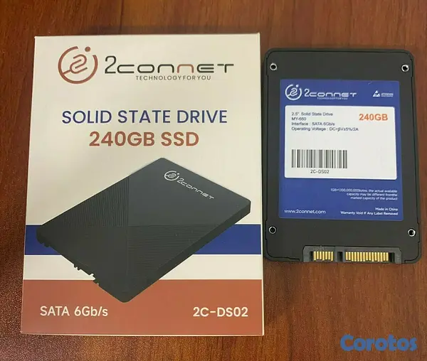 accesorios para electronica - Disco duro SSD 240 GB 2.5" SATA 6GB/S 1 año de garantia 2