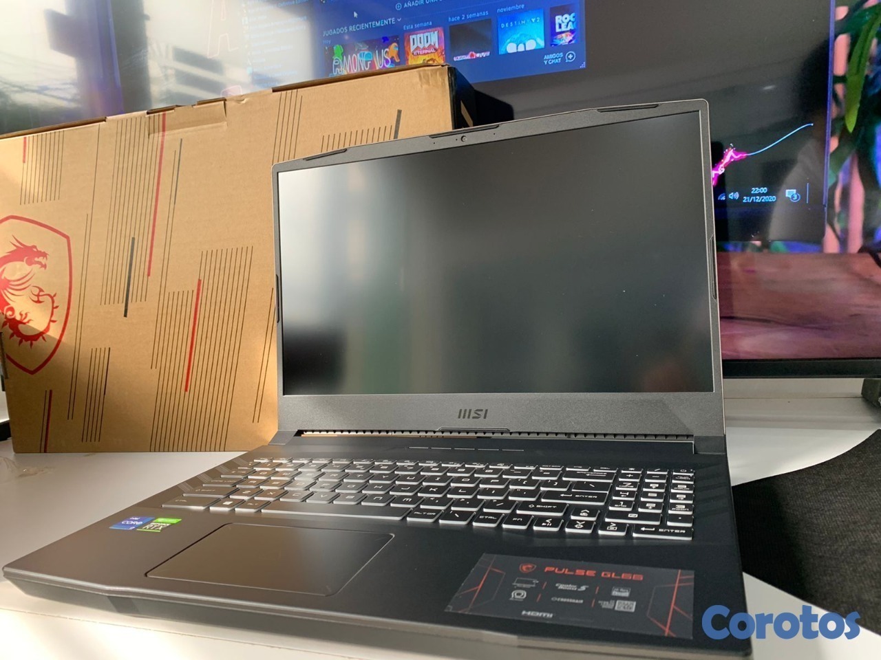 computadoras y laptops - Laptop Gaming MSI i7 12th RTX 3060 NUEVA  2