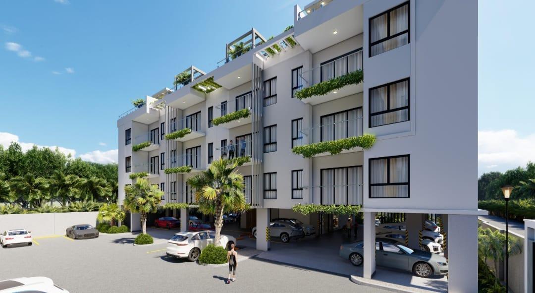 apartamentos - Apartamentos de Venta en  Bávaro Punta Cana. Proyecto Cerrado Palm Beach 2