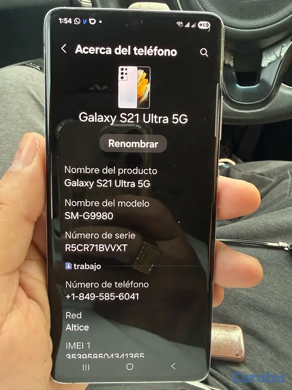 celulares y tabletas - s21 ultra 5G  6