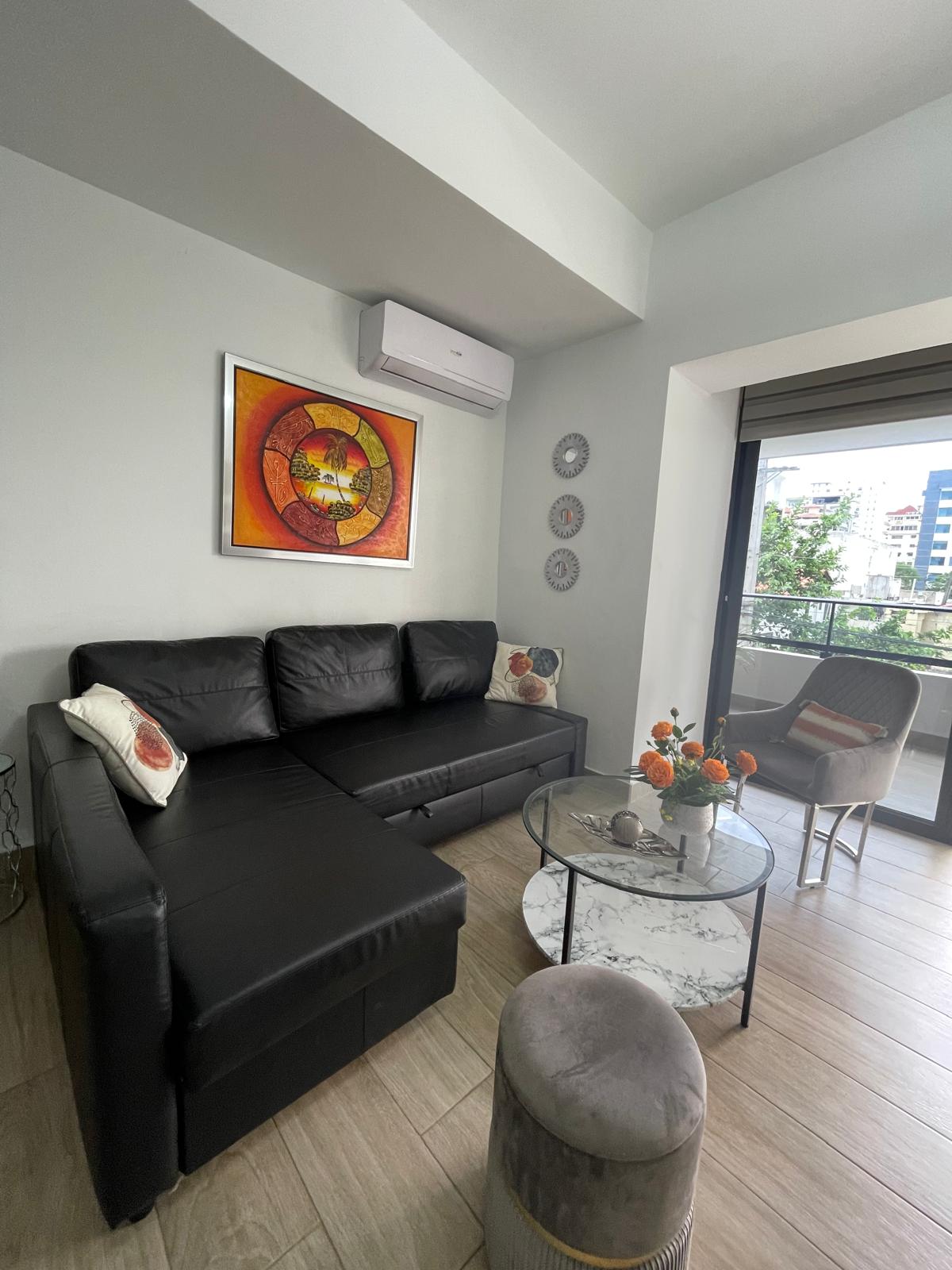 apartamentos - Apartamento amueblado en alquiler de 1 habitacion  6