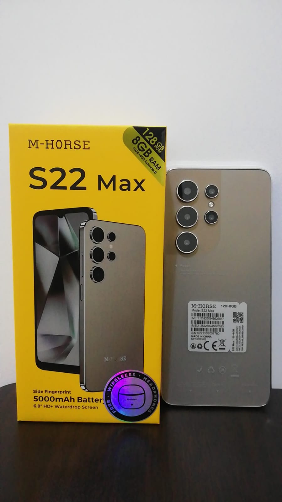 celulares y tabletas -  Teléfono M-HORSE S22 MAX 128GB + 8GB 3