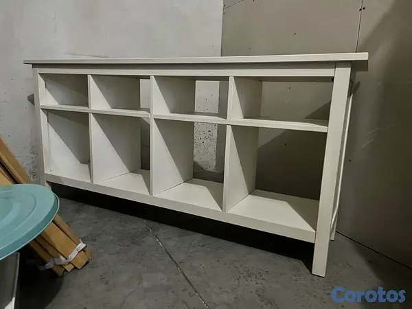 muebles y colchones - Mueble consola blanco moderno con repisas (tipo IK 2