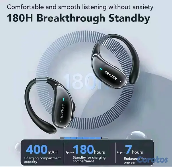 accesorios para electronica - Bluetooth Erazer  XT80 Pro con IA y traductor de idioma inteligente. 7