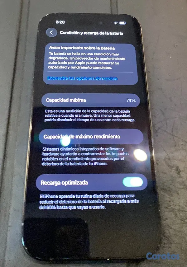 celulares y tabletas - iPhone 14 pro 1 TB 9