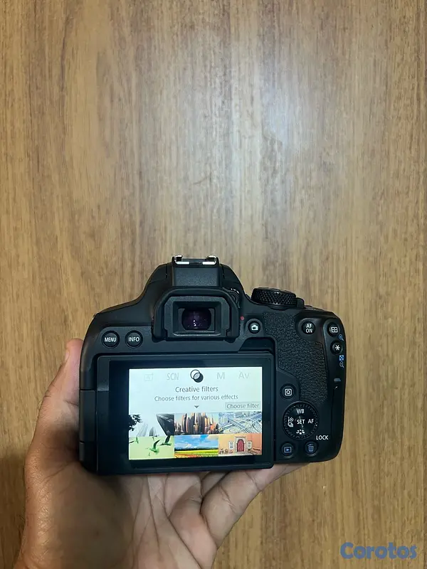 camaras y audio - Camara Canon T8i Video a 4K, Wifi, Bluetooth Con Pantalla Touch   6