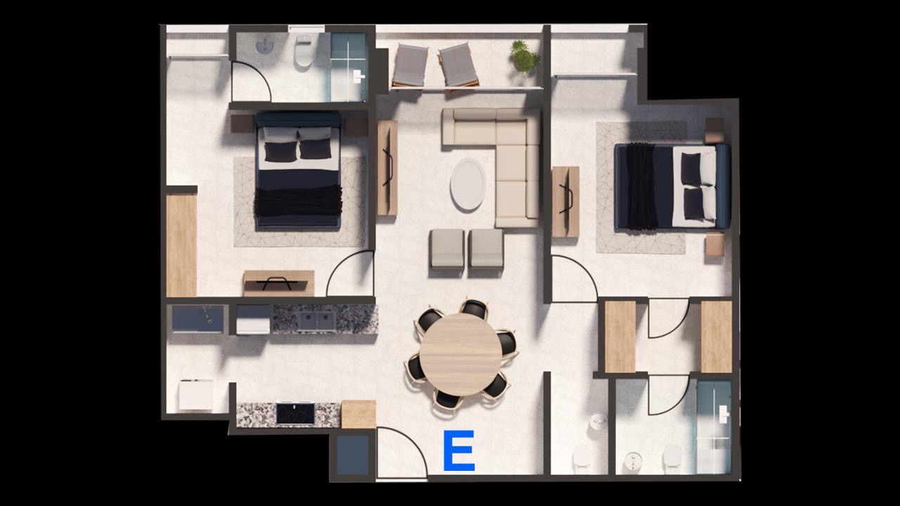 apartamentos - Proyecto: Tropical 6 en plano entrega Agosto 2027 