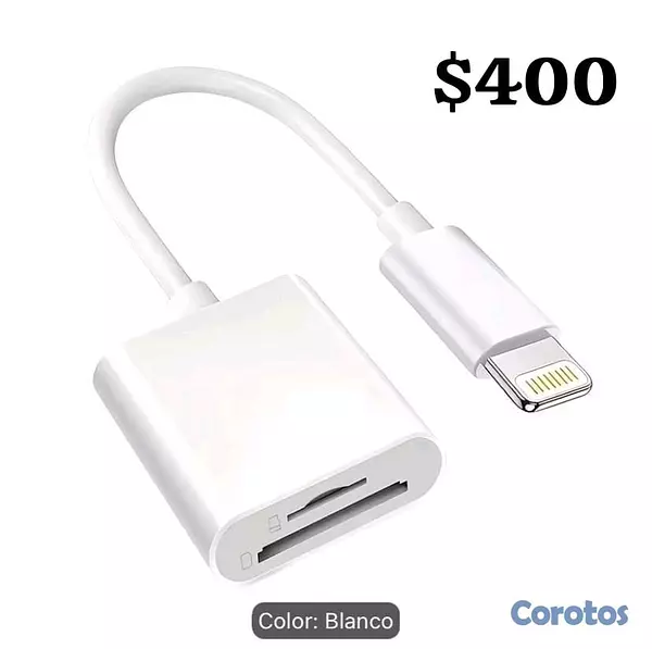 accesorios para electronica - Lectores de tarjeta de memorias para celulares y tablets  12
