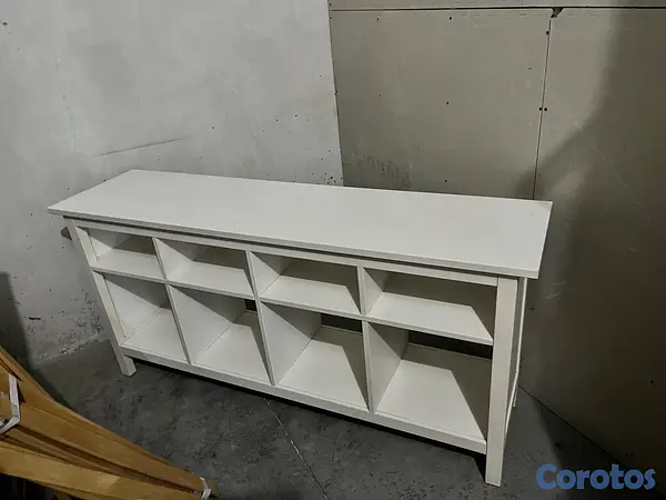 muebles y colchones - Mueble consola blanco moderno con repisas (tipo IK 3