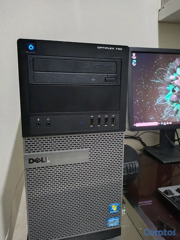 computadoras y laptops - computadora i7 ,8gb de ram 500gb de almacenamiento hdd, Windows 10 pro ✅  4