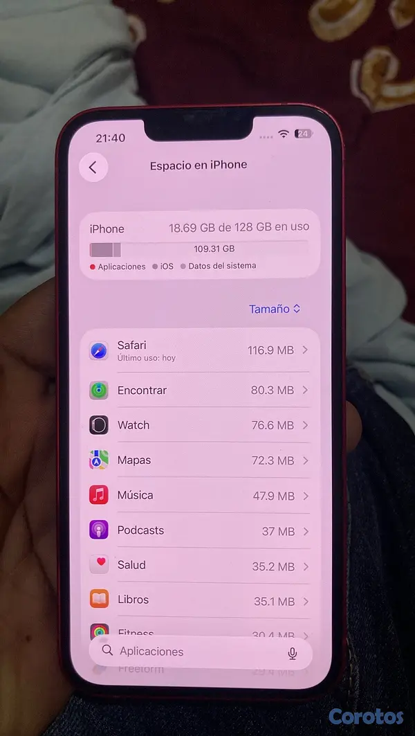celulares y tabletas - iphone 13 normal  3