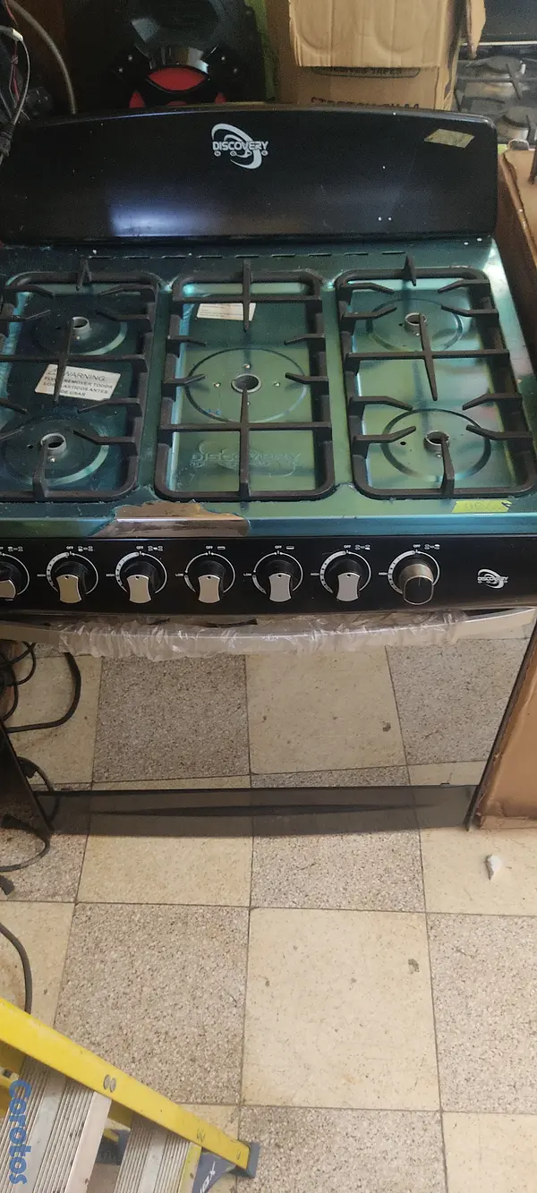 electrodomesticos - estufa Discovery negra de 30  2