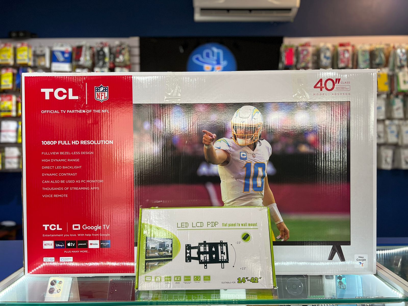 tv - SMART TV TCL DE 40 GOOGLE TV CONTROL POR VOZ 2025