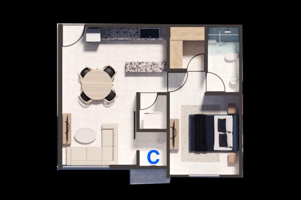 apartamentos - Proyecto: Tropical 6 en plano entrega Agosto 2027  2