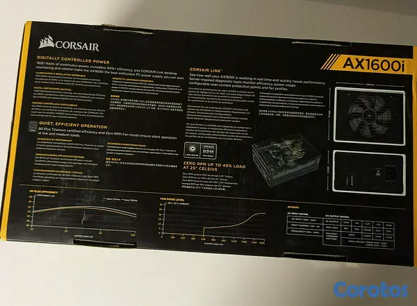 computadoras y laptops - Power supply Corsair AX 1600i 
Power supply Supernova EVGA 1600 P2 2