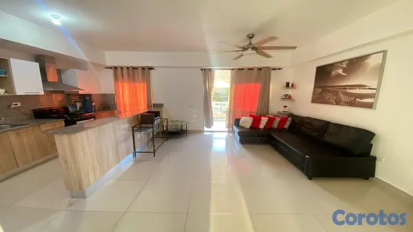 apartamentos - Apartamento Amueblado en Boca Chica 4