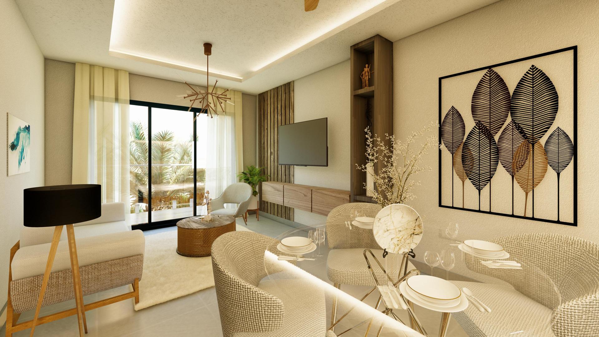 apartamentos - Apartamentos de Venta en  Bávaro Punta Cana. Proyecto Cerrado Palm Beach 5