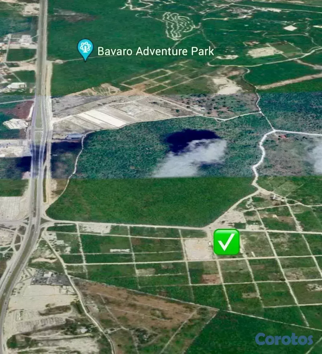 solares y terrenos - Punta Cans– Terreno a 400 metros de Almacenes Unidos  4