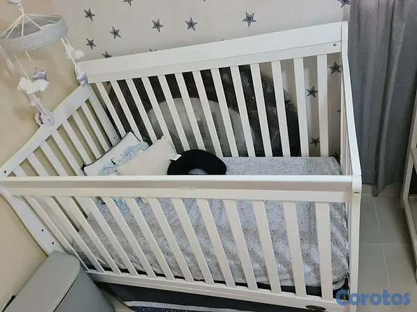 muebles - Cuna/cama más cambiador para bebé  3