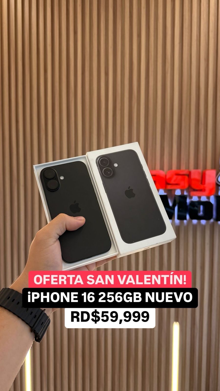 celulares y tabletas - iPHONE 16 256GB OPEN BOX NUEVO. 