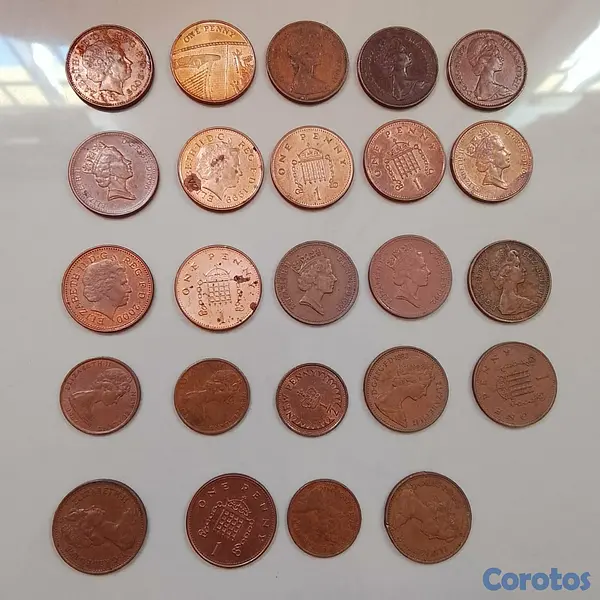 hobby y coleccion - MONEDAS PARA ANTIGUOS VARIOS PAISES  2