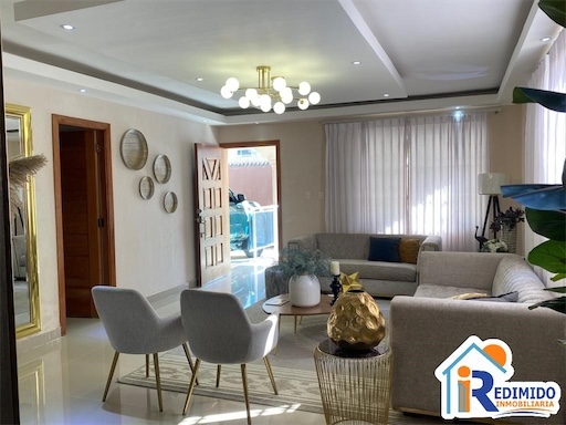 casas - Venta de casa de 2 niveles en la autopista de san Isidro Santo Domingo este 6